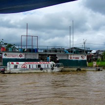 Ambulance on the Amazon river